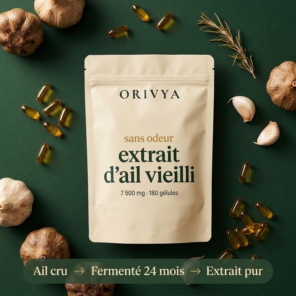 Extrait d'Ail Vieilli — 7 500 mg · Sans Odeur