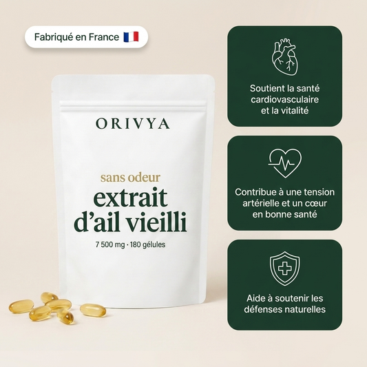 Extrait d'Ail Vieilli — 7 500 mg ·